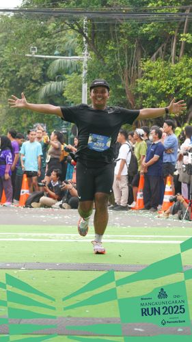 Race photo from Mangkunegaran Run 2025