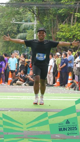 Race photo from Mangkunegaran Run 2025