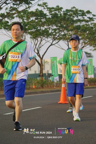 Race photo from BAF LIONS RUN 2024