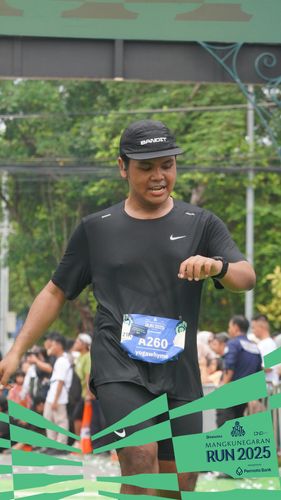 Race photo from Mangkunegaran Run 2025