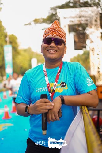 Race photo from Taman Budaya x BOGORUN 2025