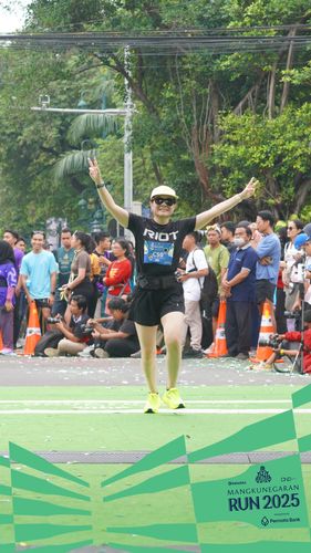 Race photo from Mangkunegaran Run 2025