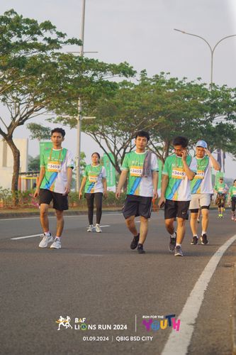 Race photo from BAF LIONS RUN 2024