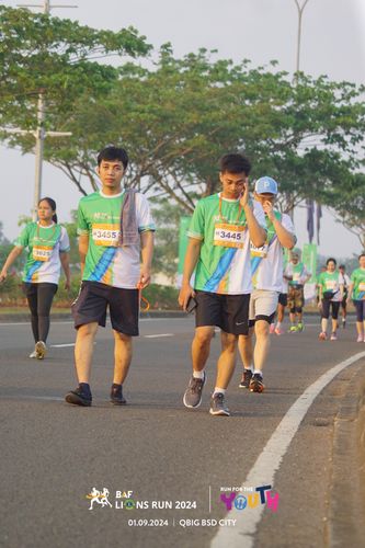Race photo from BAF LIONS RUN 2024
