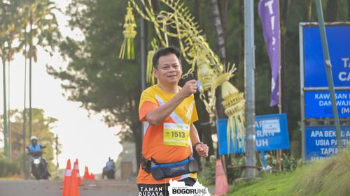 Race photo from Taman Budaya x BOGORUN 2025