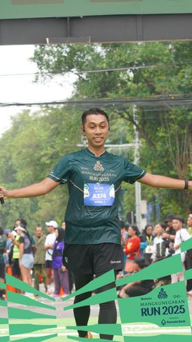 Race photo from Mangkunegaran Run 2025