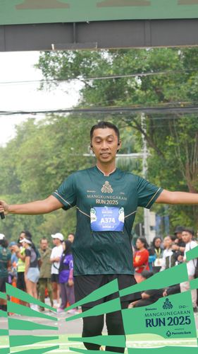 Race photo from Mangkunegaran Run 2025