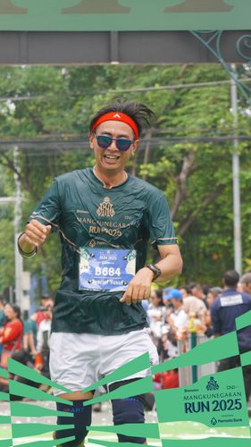 Race photo from Mangkunegaran Run 2025