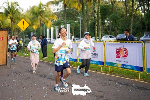 Race photo from Taman Budaya x BOGORUN 2025