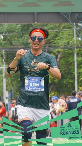Race photo from Mangkunegaran Run 2025