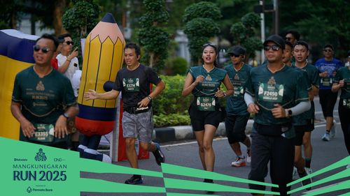 Race photo from Mangkunegaran Run 2025