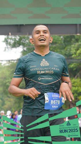 Race photo from Mangkunegaran Run 2025