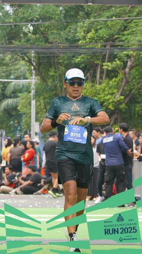 Race photo from Mangkunegaran Run 2025