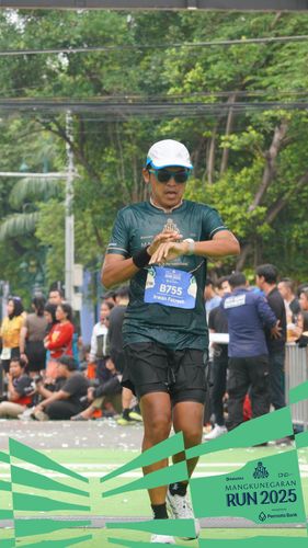 Race photo from Mangkunegaran Run 2025