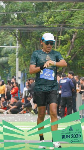 Race photo from Mangkunegaran Run 2025