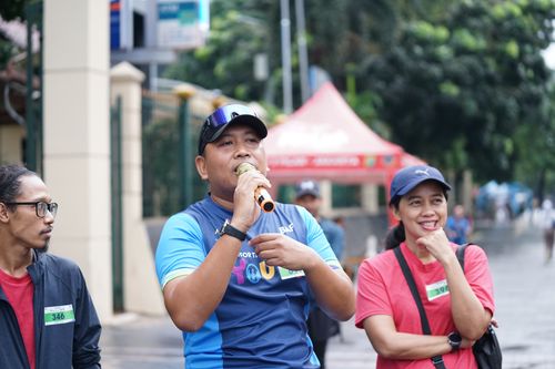 Race photo from Road to BAF Lions Run 2024