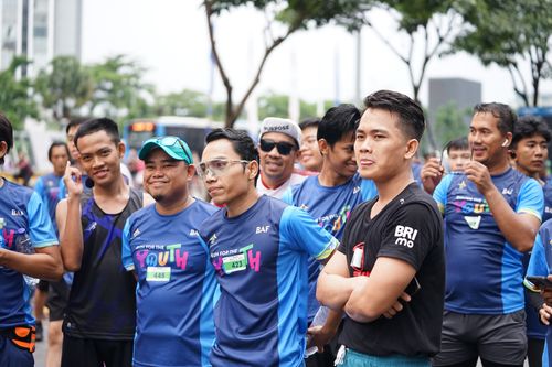 Race photo from Road to BAF Lions Run 2024