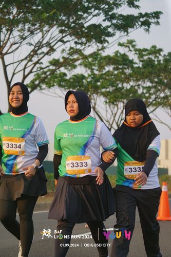 Race photo from BAF LIONS RUN 2024