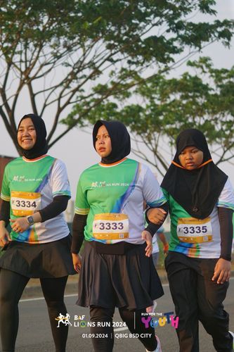 Race photo from BAF LIONS RUN 2024