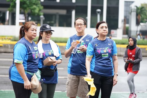 Race photo from Road to BAF Lions Run 2024