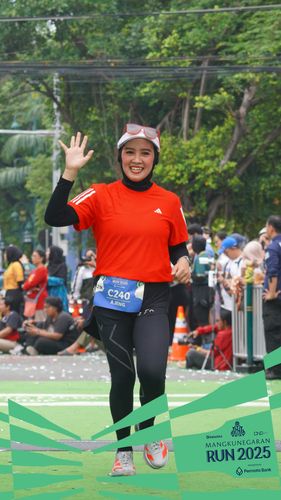 Race photo from Mangkunegaran Run 2025