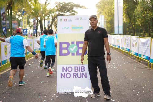 Race photo from Taman Budaya x BOGORUN 2025