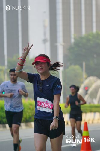 Race photo from Nu Skin Run 10K