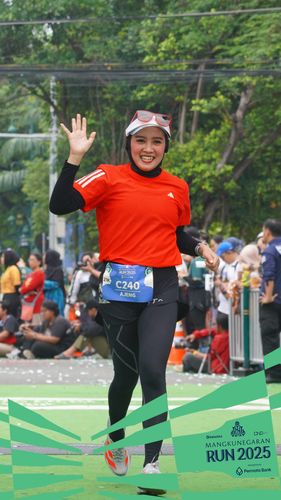 Race photo from Mangkunegaran Run 2025