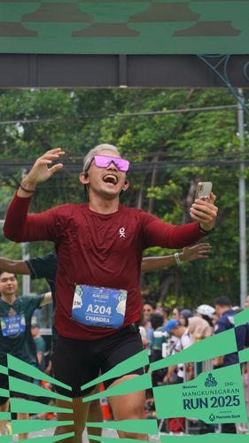 Race photo from Mangkunegaran Run 2025