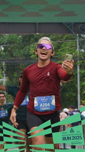 Race photo from Mangkunegaran Run 2025