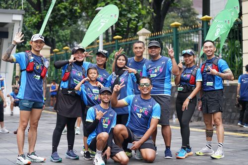 Race photo from Road to BAF Lions Run 2024
