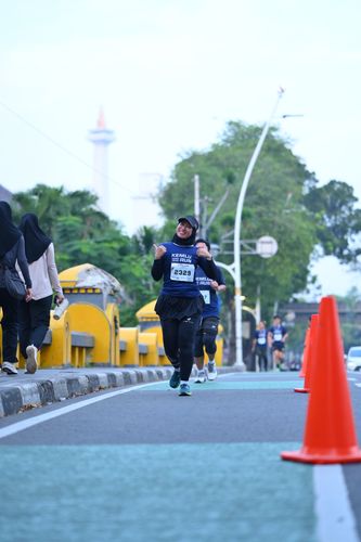Race photo from KEMLU RUN 2025