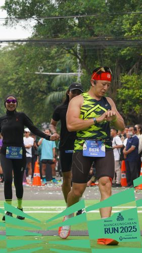 Race photo from Mangkunegaran Run 2025