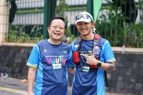 Race photo from Road to BAF Lions Run 2024