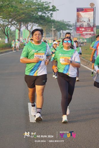 Race photo from BAF LIONS RUN 2024