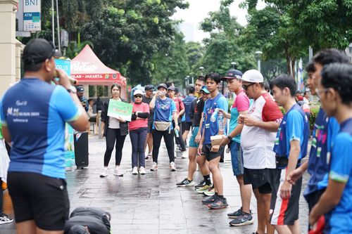 Race photo from Road to BAF Lions Run 2024