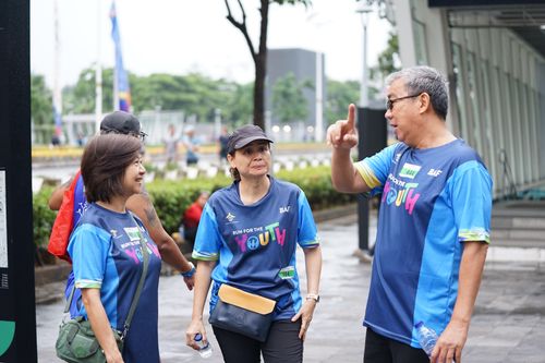 Race photo from Road to BAF Lions Run 2024