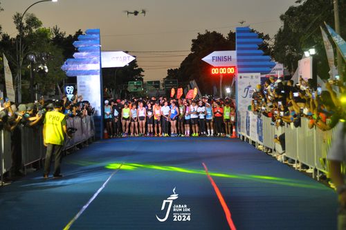 Race photo from Jabar Run 10K 2024