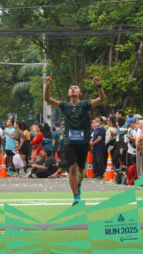 Race photo from Mangkunegaran Run 2025