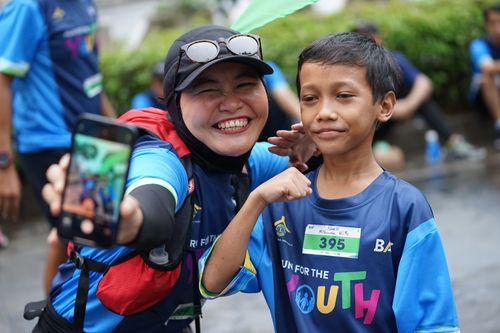 Race photo from Road to BAF Lions Run 2024