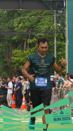 Race photo from Mangkunegaran Run 2025