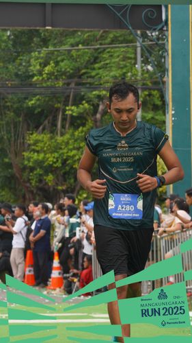 Race photo from Mangkunegaran Run 2025