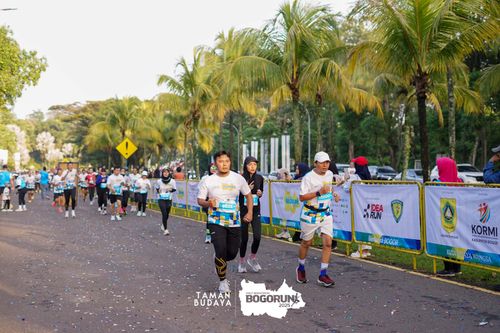 Race photo from Taman Budaya x BOGORUN 2025