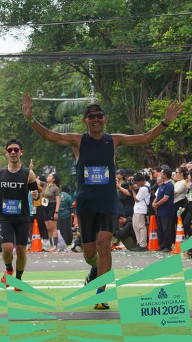 Race photo from Mangkunegaran Run 2025