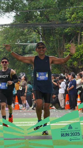 Race photo from Mangkunegaran Run 2025