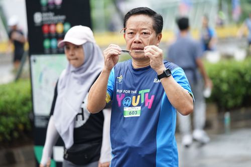 Race photo from Road to BAF Lions Run 2024