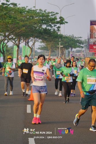 Race photo from BAF LIONS RUN 2024
