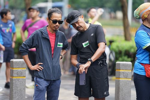 Race photo from Road to BAF Lions Run 2024