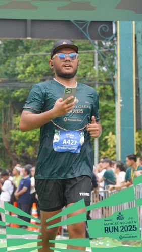 Race photo from Mangkunegaran Run 2025