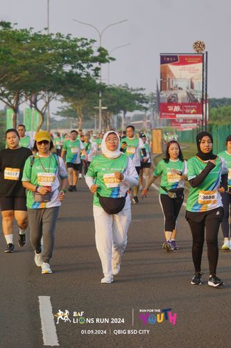 Race photo from BAF LIONS RUN 2024